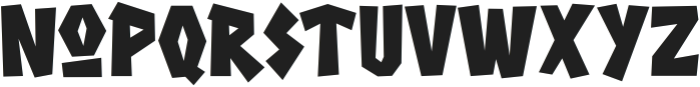 Pokinca Regular otf (400) Font UPPERCASE