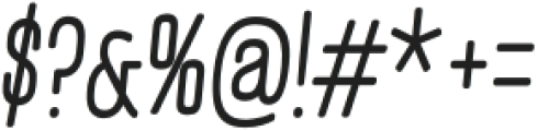 Polandslime Italic otf (400) Font OTHER CHARS