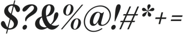 Polarity Italic otf (400) Font OTHER CHARS