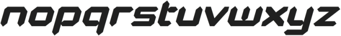 Polarized SemiBold Italic otf (600) Font LOWERCASE