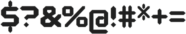 Polarized SemiBold otf (600) Font OTHER CHARS