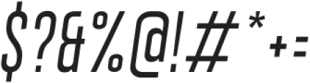 Polate A1 SemiLight Italic ttf (300) Font OTHER CHARS
