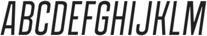 Polate B2 SemiLight Italic ttf (300) Font UPPERCASE