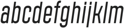 Polate B2 SemiLight Italic ttf (300) Font LOWERCASE