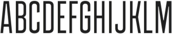 Polate SemiLight ttf (300) Font UPPERCASE