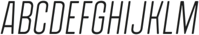 Polate Soft B2 Light Italic ttf (300) Font UPPERCASE