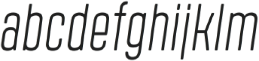 Polate Soft B2 Light Italic ttf (300) Font LOWERCASE