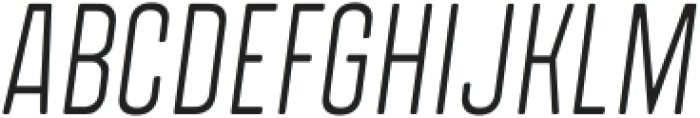 Polate Soft C3 Light Italic ttf (300) Font UPPERCASE