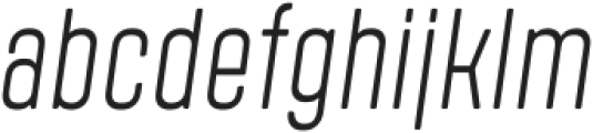 Polate Soft C3 Light Italic ttf (300) Font LOWERCASE