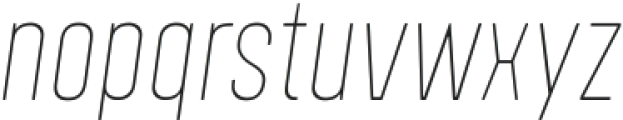 Polate Soft C3 Thin Italic ttf (100) Font LOWERCASE