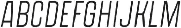 Polate Soft D4 Light Italic ttf (300) Font UPPERCASE