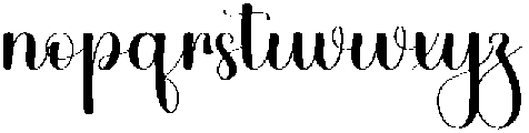 Polite Regular otf (400) Font LOWERCASE