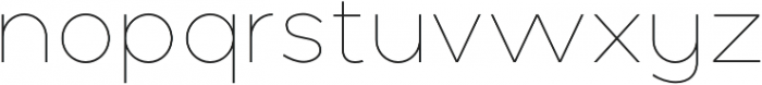 Polly Thin otf (100) Font LOWERCASE
