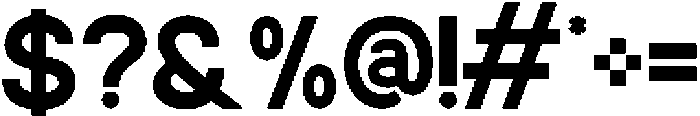 Polyarny Regular otf (400) Font OTHER CHARS