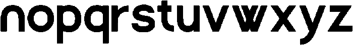Polyarny Regular otf (400) Font LOWERCASE