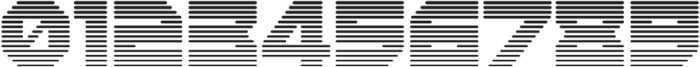 Polyface System Stripe otf (400) Font OTHER CHARS