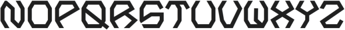 Polygon Block otf (400) Font UPPERCASE