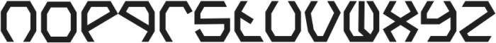 Polygon Block otf (400) Font LOWERCASE