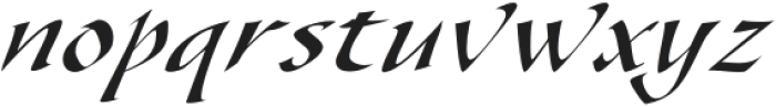 Polynesia Italic otf (400) Font LOWERCASE