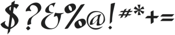 Polynesia Regular otf (400) Font OTHER CHARS