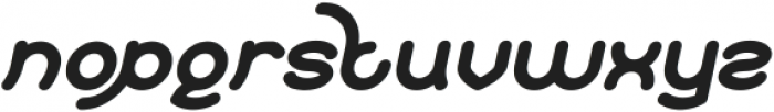 Polysoup Bold Italic otf (700) Font LOWERCASE