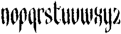 Pomenteva Rough otf (400) Font LOWERCASE