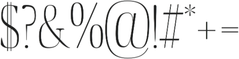 Pomino light otf (300) Font OTHER CHARS