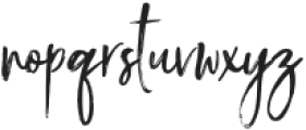 PondangBrush otf (400) Font LOWERCASE