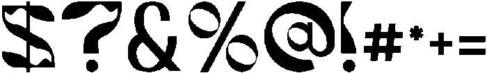 Ponno otf (400) Font OTHER CHARS