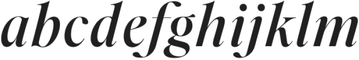 Ponte Bold Italic otf (700) Font LOWERCASE