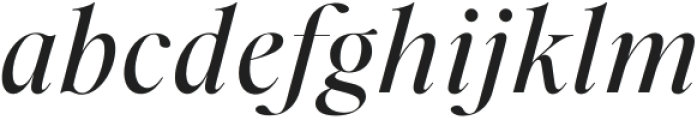 Ponte Medium Italic otf (500) Font LOWERCASE