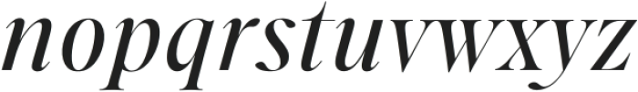 Ponte Medium Italic otf (500) Font LOWERCASE