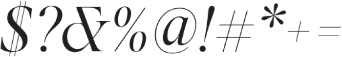 Ponte Regular Italic otf (400) Font OTHER CHARS