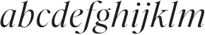 Ponte Regular Italic otf (400) Font LOWERCASE