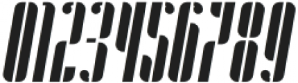 Ponti Light Italic Stencil otf (300) Font OTHER CHARS