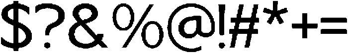 Pontique Regular otf (400) Font OTHER CHARS