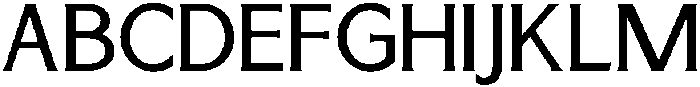 Pontique Regular otf (400) Font UPPERCASE