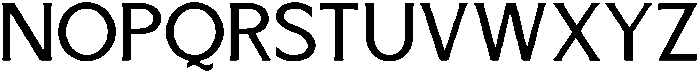 Pontique Regular otf (400) Font UPPERCASE