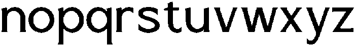 Pontique Regular otf (400) Font LOWERCASE