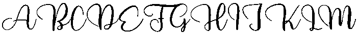 Ponytail Regular otf (400) Font UPPERCASE