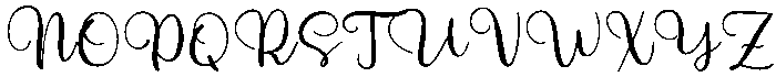 Ponytail Regular otf (400) Font UPPERCASE