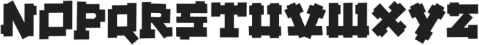 Pop Bricks Regular otf (400) Font UPPERCASE