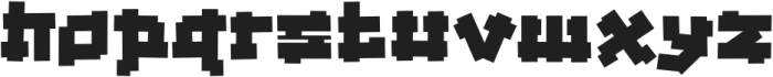 Pop Bricks Regular otf (400) Font LOWERCASE