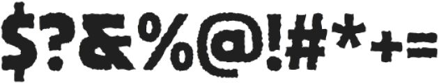 Pop Rough Rough otf (400) Font OTHER CHARS
