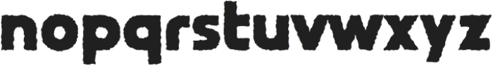 Pop Rough Rough otf (400) Font LOWERCASE
