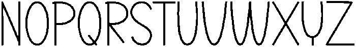 Popcorn Regular otf (400) Font LOWERCASE