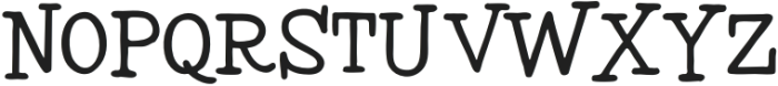 Poppier Regular otf (400) Font UPPERCASE