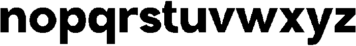 Poppis Black otf (900) Font LOWERCASE