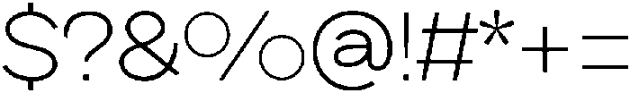Poppis Thin otf (100) Font OTHER CHARS