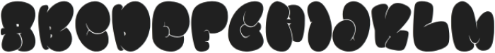 PoppolyRegular otf (400) Font UPPERCASE